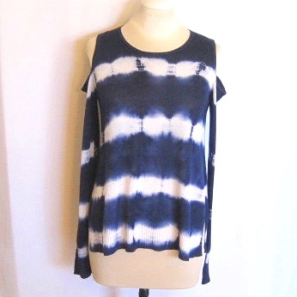 Central Park West Cold Shoulder Knit Top